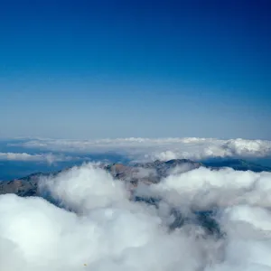 North ridge & fog, Santa Cruz Island