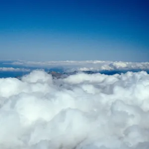 North ridge & fog, Santa Cruz Island