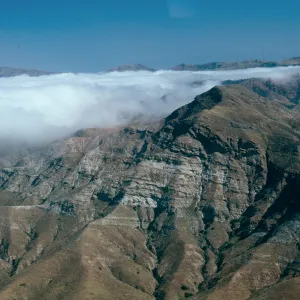 Sierra Blanca ridge from South, Santa Cruz Island
