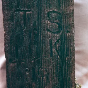 brand imprint, High Mount Summit, 1919, Santa Cruz Island