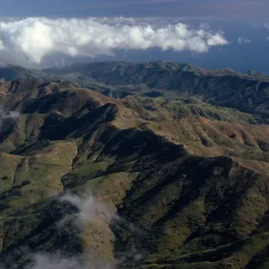 north ridge & Central Valley, Santa Cruz Island