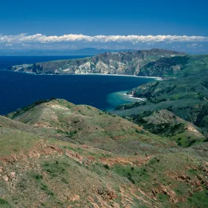China Harbor from Red Peak, Santa Cruz Island