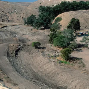 Scorpion streambed from road to Smugglers, East Santa Cruz Island