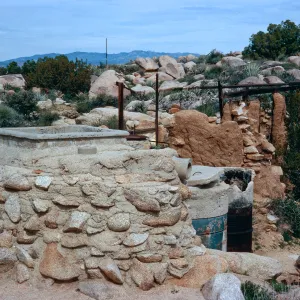 Ghost Mountain ruins, old cistern, Anza-Borrego State Park, San Diego County