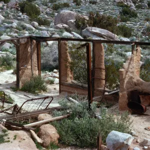 ruins, Ghost Mountain, Anza-Borrego State Park, San Diego County