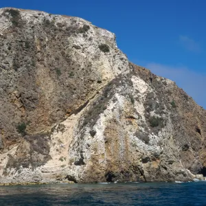 bluffs, West of Scorpion Bay, Santa Cruz Island