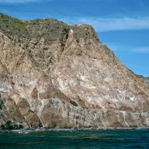 offshore bluffs, West Anacapa Island