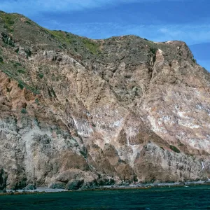 offshore bluffs, West Anacapa Island