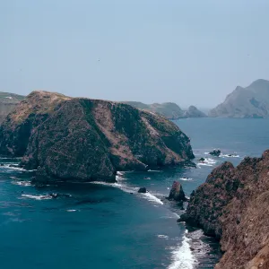 looking West from West end of East Anacapa Island