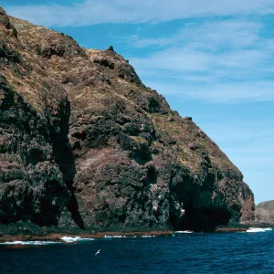 offshore bluffs, Anacapa Island