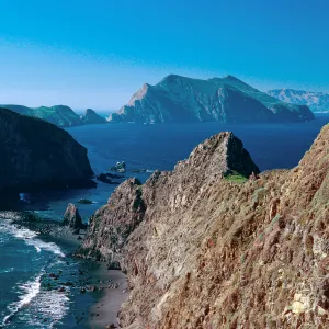 view of Middle, West Anacapa Islands, East Anacapa Island