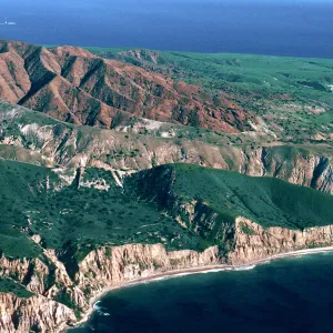 The Nature Conservancy/National Park Service boundary, Southeast side, Santa Cruz Island