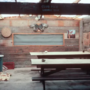 Archery Camp, dining area, Prisoners Harbor, Santa Cruz Island