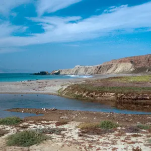 mouth of Pozo Canyon, Santa Cruz Island