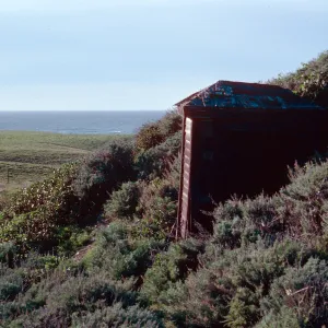 outhouse, Christi Ranch, Santa Cruz Island
