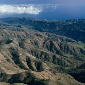 Central Valley & North ridge, Santa Cruz Island