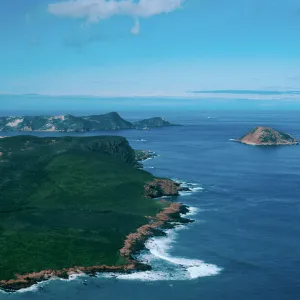 view of Cuyler Harbor & Prince Island, San Miguel Island