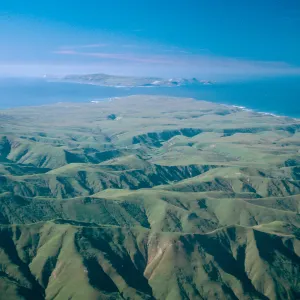 view of San Miguel Island, Santa Rosa Island