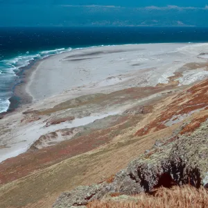 Skunk Point from Δ Sand Point, Peak 186 ridge, Santa Rosa Island