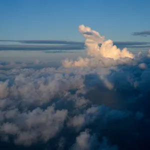 clouds on flight to San Nicolas Island