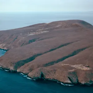 New House Cave & Middle Canyons, East slope, Santa Barbara Island