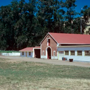 Stanton Ranch, automotive shop, Santa Cruz Island