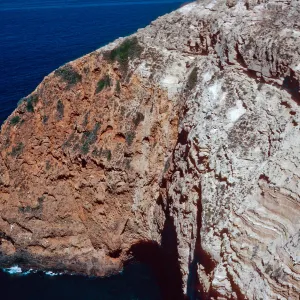 bluffs, just East of Potato Harbor, Santa Cruz Island