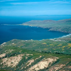 view of Fraser Point, Santa Cruz Island