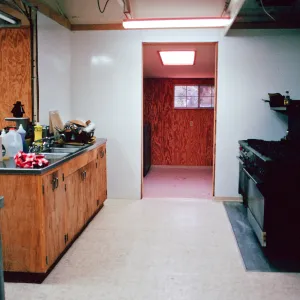 kitchen, field station, Santa Cruz Island