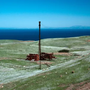 oil well, near Scorpion, Santa Cruz Island