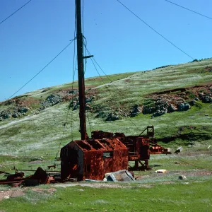 oil well, near Scorpion, Santa Cruz Island