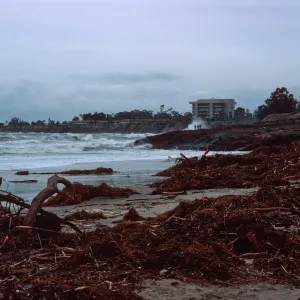 big storm, Goleta Beach, Santa Barbara County