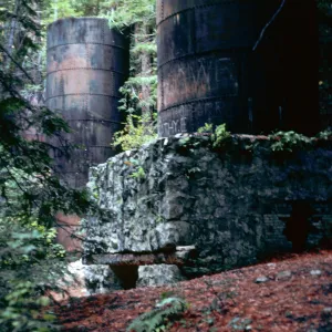 kilns, Limelkin Creek, Big Sur, Monterey County