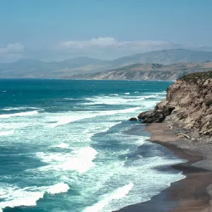 beach by Point Conception, Santa Barbara County
