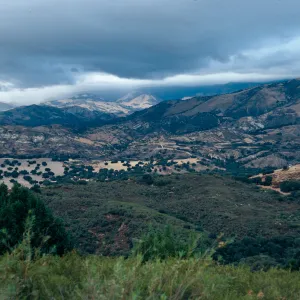 view of backcountry overlook-Highway 154, Santa Barbara County