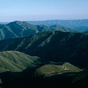 coast from road to Big Pine Mountain, Santa Barbara County