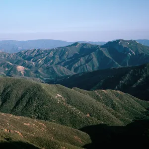 coast from road to Big Pine Mountain, Santa Barbara County