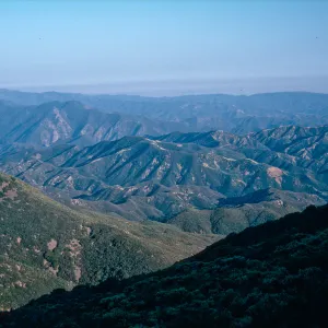 coast from road to Big Pine Mountain, Santa Barbara County