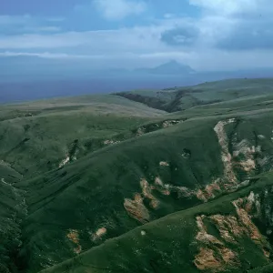 Scorpion Canyon, view of Anacapa Island, Santa Cruz Island