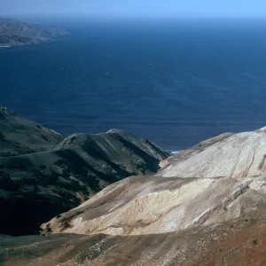 view of No Mans Land, North side, Santa Cruz Island