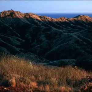 Las Torres from road to Coches Prietos, Santa Cruz Island