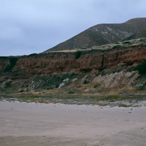 bluffs at Pozo Beach, Santa Cruz Island