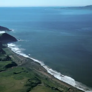 Christy Beach, mouth of canyon after storms, Santa Cruz Island