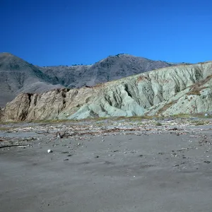 coastal bluffs, South end of Christy Beach, Santa Cruz Island