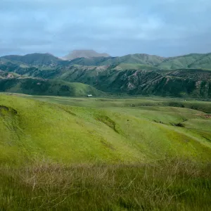 Christy barn, from road to Fraser Point, Santa Cruz Island