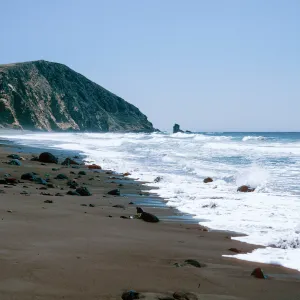 Christy Beach, looking South, Santa Cruz Island