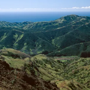 Central Valley from near Peak 1848 East, Santa Cruz Island