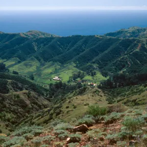 Stanton Ranch from Red Peak, Santa Cruz Island