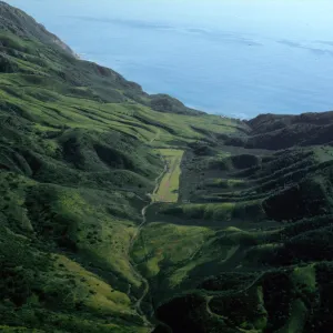 Valley Anchorage. Stanton Ranch airstrip, Santa Cruz Island