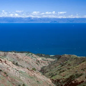 mainland from near Peak 1848 East, Santa Cruz Island